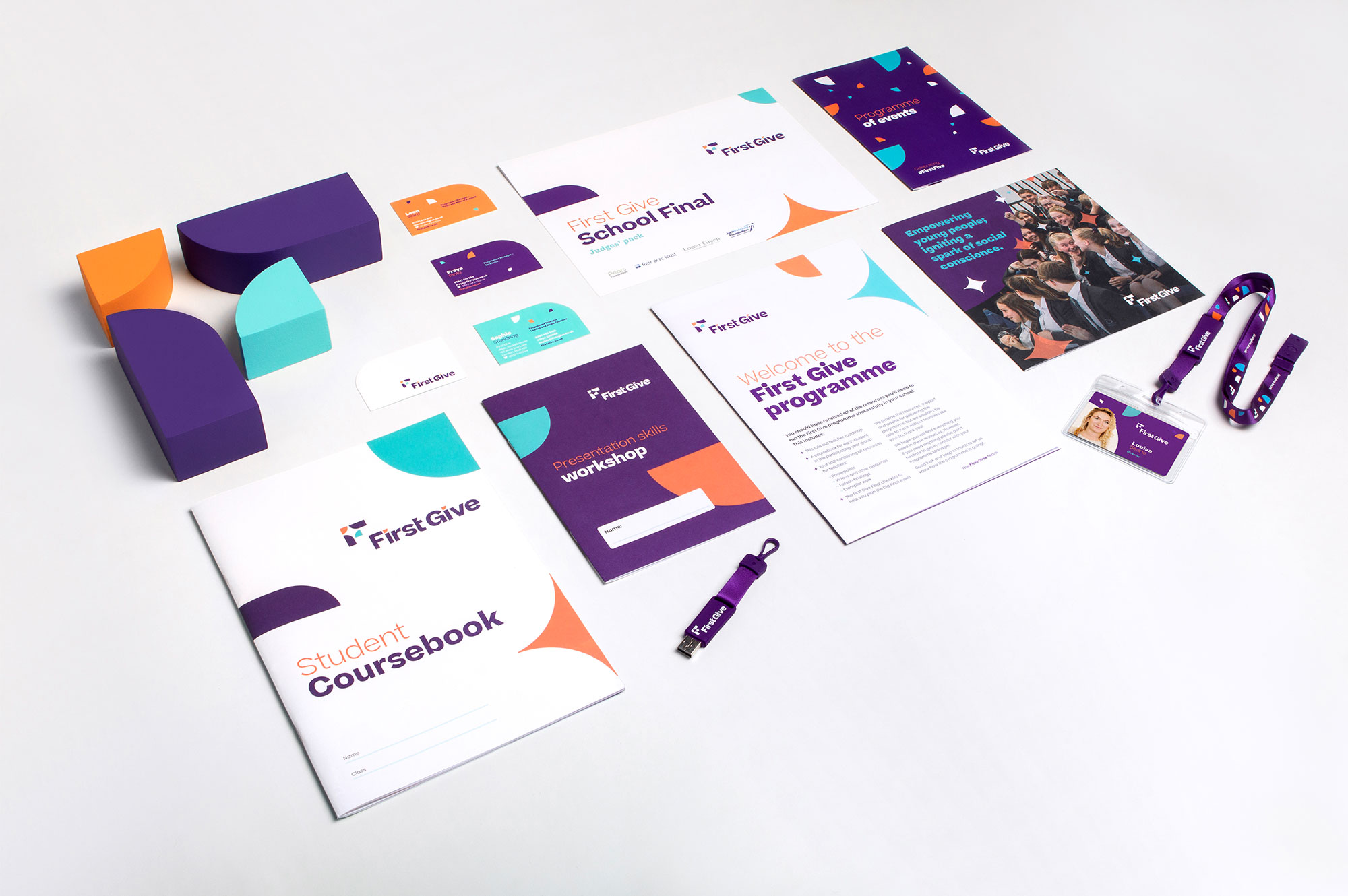 First Give brand materials